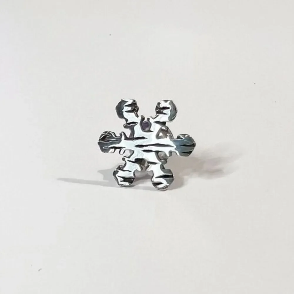 John‎ Hardy Sterling Silver Snowflake Tie Tack Lapel Pin